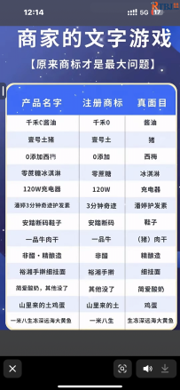 商家的文字游戏，原来商标才是最大的问题