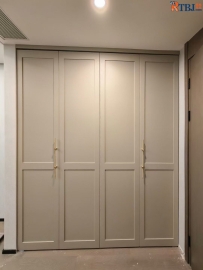 衣柜折叠门+拉手安装完工图